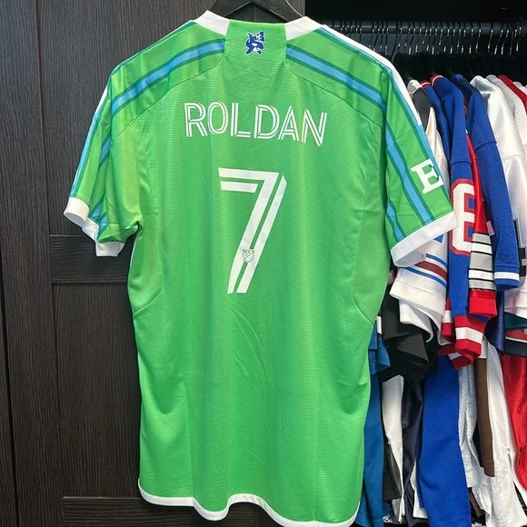 Jordan Morris Seattle Sounders FC adidas 2024 Anniversary Authentic Jersey - Picture 7 of 7